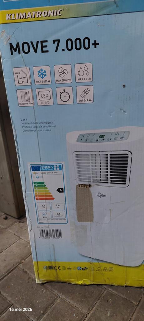 Suntec airco 7000 btu nieuw in doos., Witgoed en Apparatuur, Airco's, Ophalen, Minder dan 60 m³, Nieuw, 3 snelheden of meer