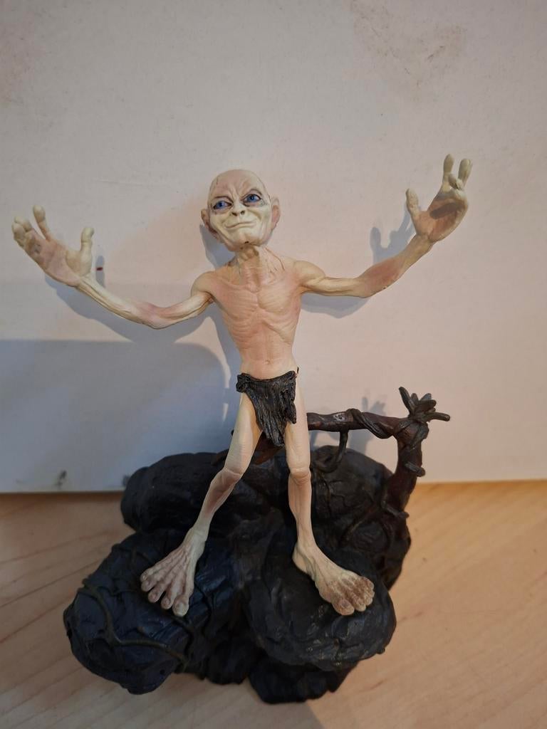 Lord of the Rings Gollum Beeldje - Zo goed als nieuw, Verzamelen, Lord of the Rings, Ophalen of Verzenden, Zo goed als nieuw, Actiefiguurtje