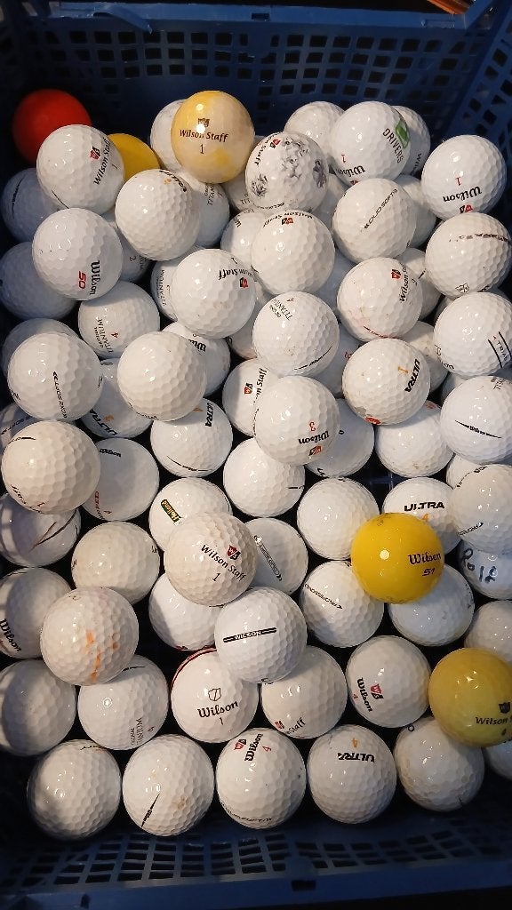 golfballen Wilson + Wilson Staff, Sport en Fitness, Golf, Ophalen, Zo goed als nieuw, Bal(len), Overige merken
