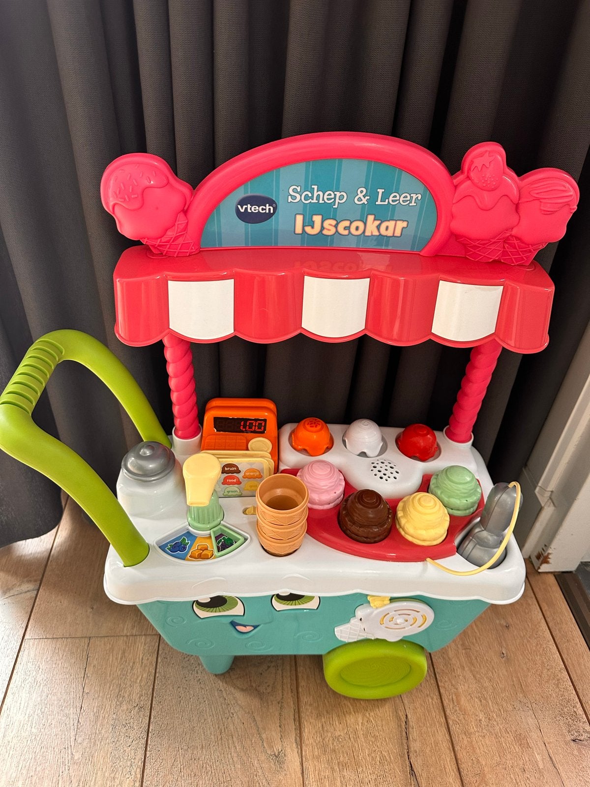 VTech Schep & Leer IJscokar - Werkt uitstekend, compleet, Ophalen, Zo goed als nieuw, 2 tot 4 jaar
