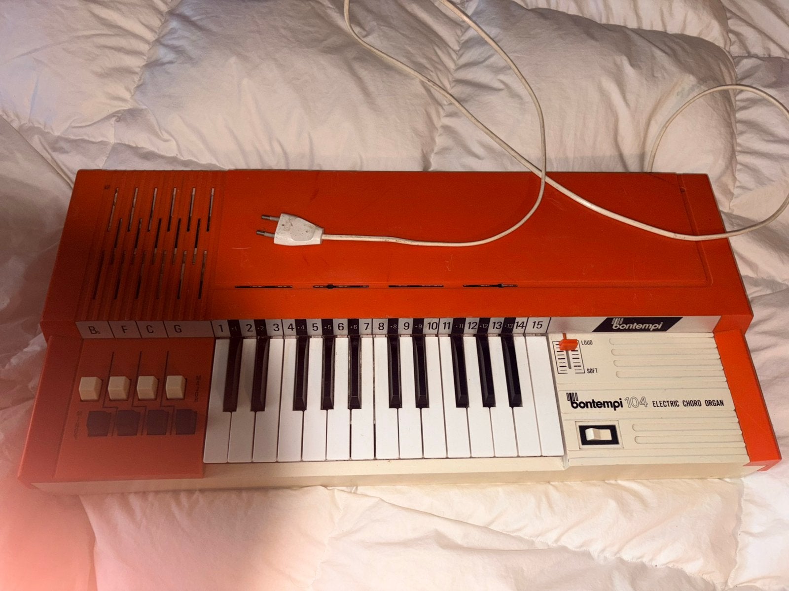 klassiek Bontempi B104 elektrisch orgel uit de jaren '70., Ophalen of Verzenden, Zo goed als nieuw, Overige aantallen, Overige merken