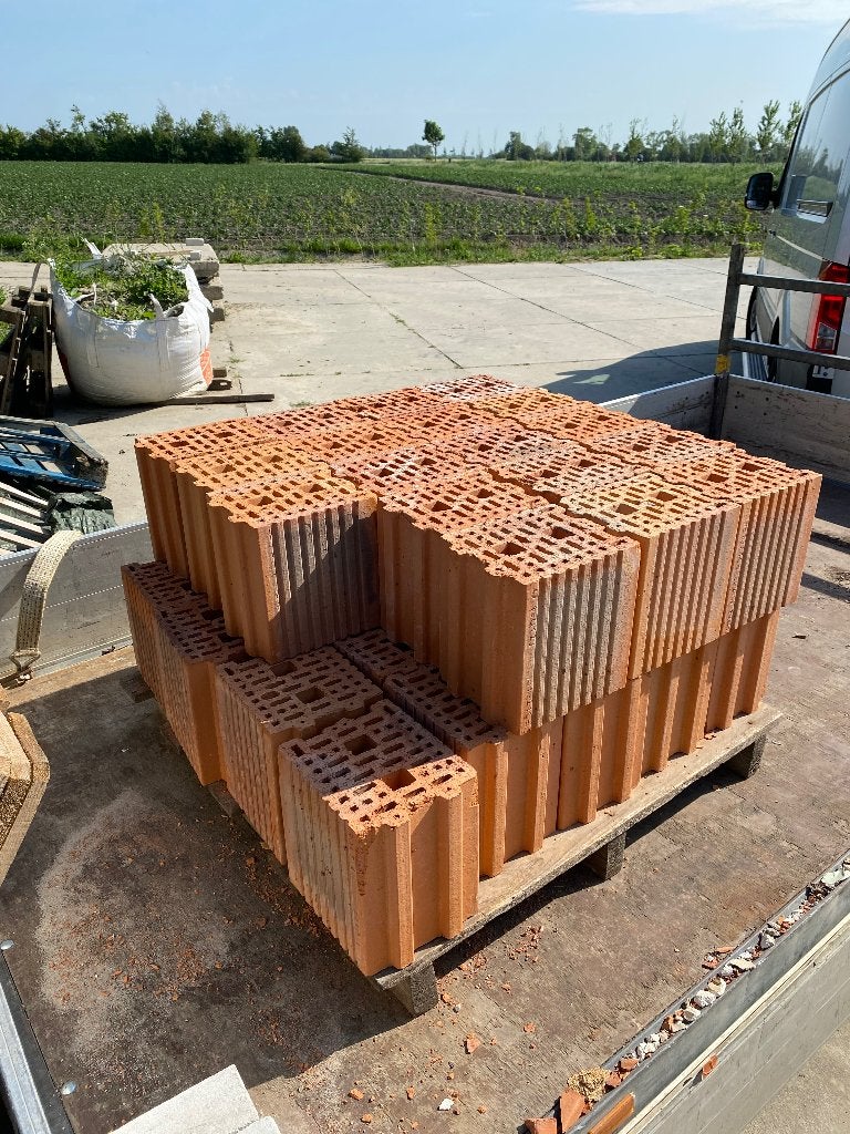 Porotherm metselstenen, Ophalen, Nieuw, Bakstenen