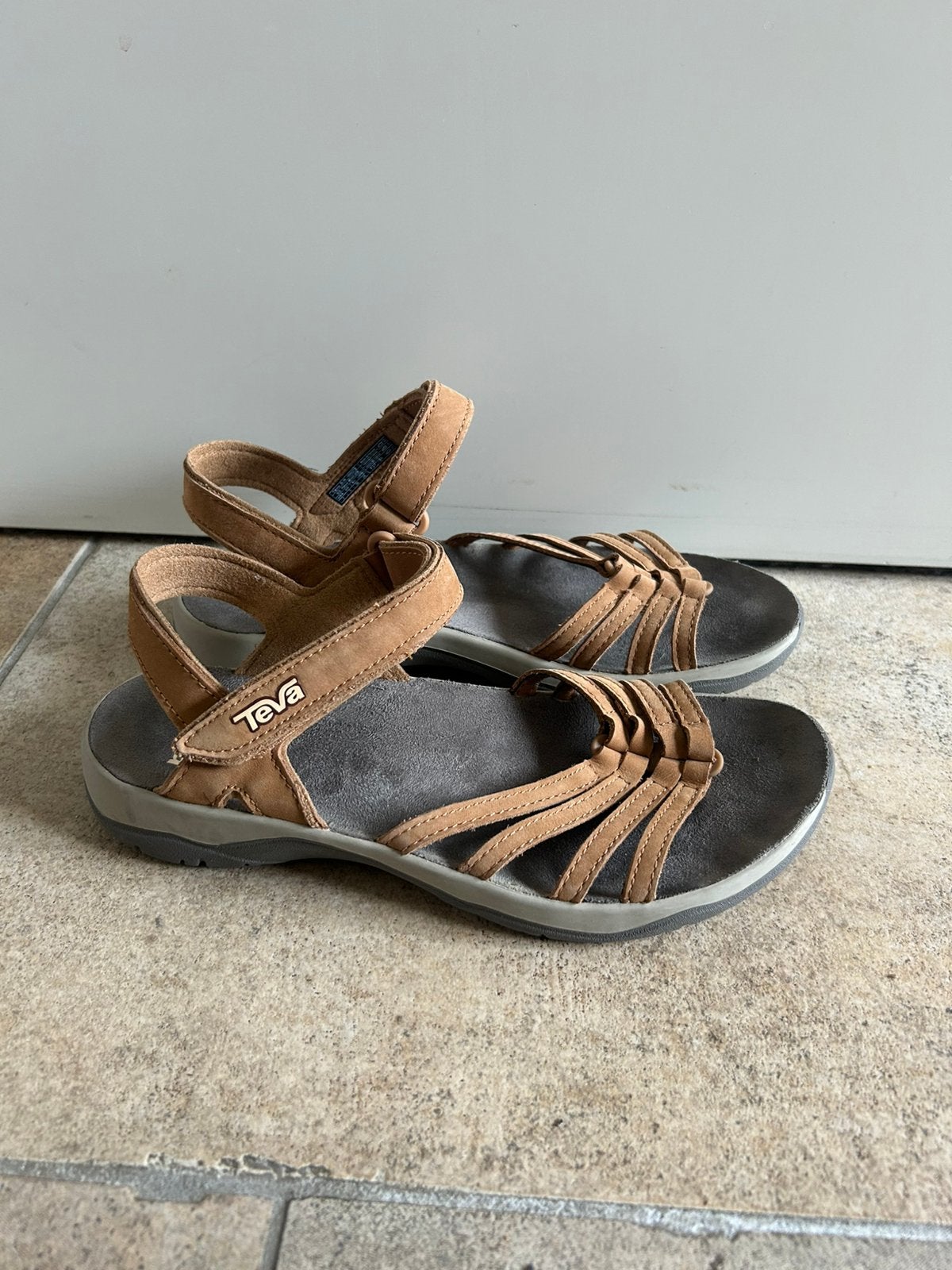 Bruine Teva Elzada Sandalen maat 38, Bruin, Zo goed als nieuw, Sandalen of Muiltjes, Ophalen of Verzenden