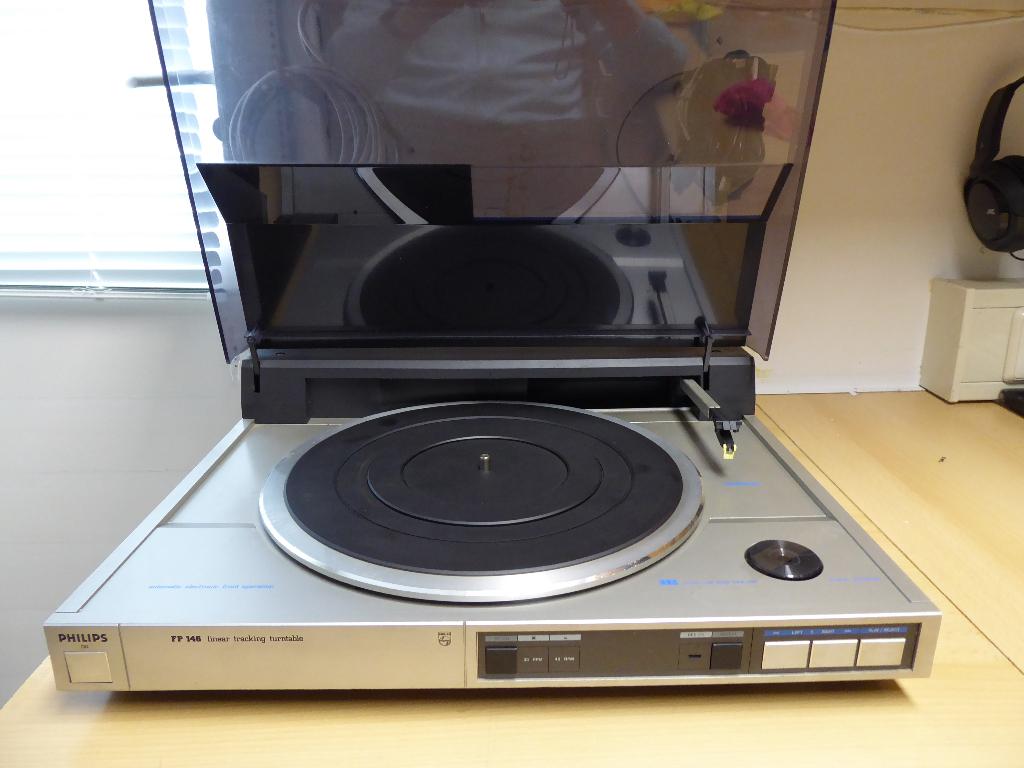 platenspelers, Audio, Tv en Foto, Platenspelers, Ophalen, Gebruikt, Platenspeler, Philips