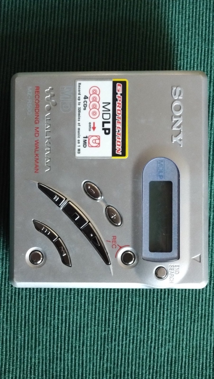Sony MZ-R500 MD Walkman - Minidisc-recorder, Ophalen of Verzenden, Minidisc-recorder