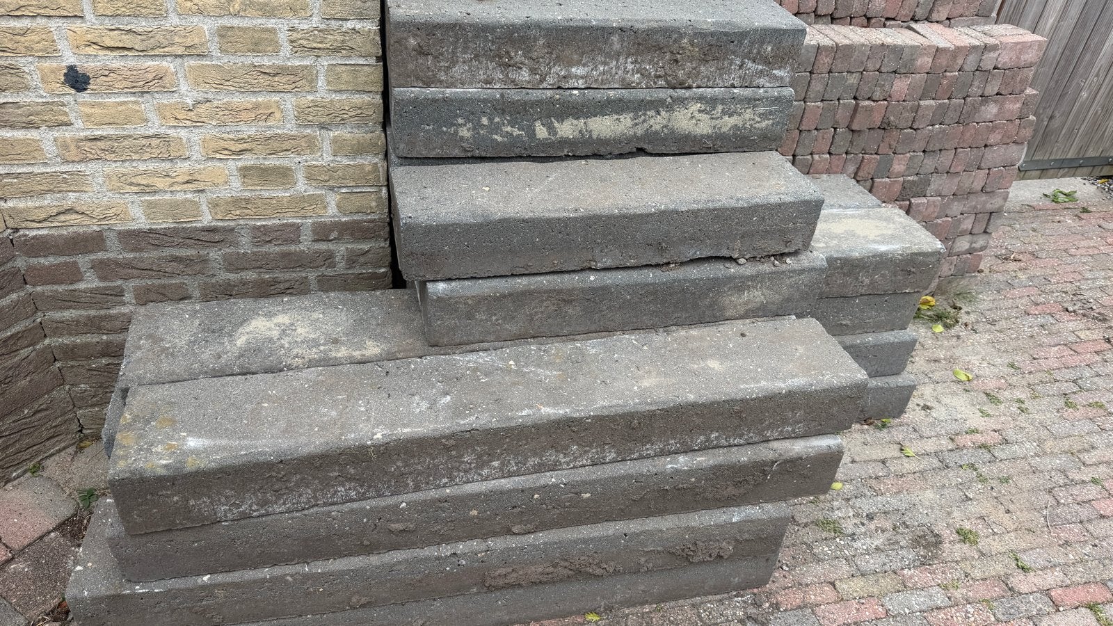 Betonbielzen antraciet - Ideaal voor tuin en bestrating, Tuin en Terras, Bielzen en Borders, Ophalen, Gebruikt, Biels, Beton
