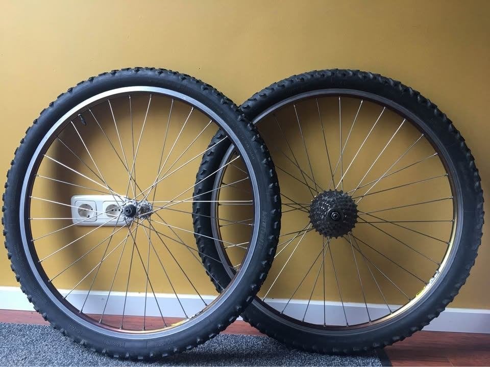 Mavic sunset wielenset 26 inch, Fietsen en Brommers, Fietsonderdelen, Gebruikt, Overige materialen, Mountainbike, Ophalen