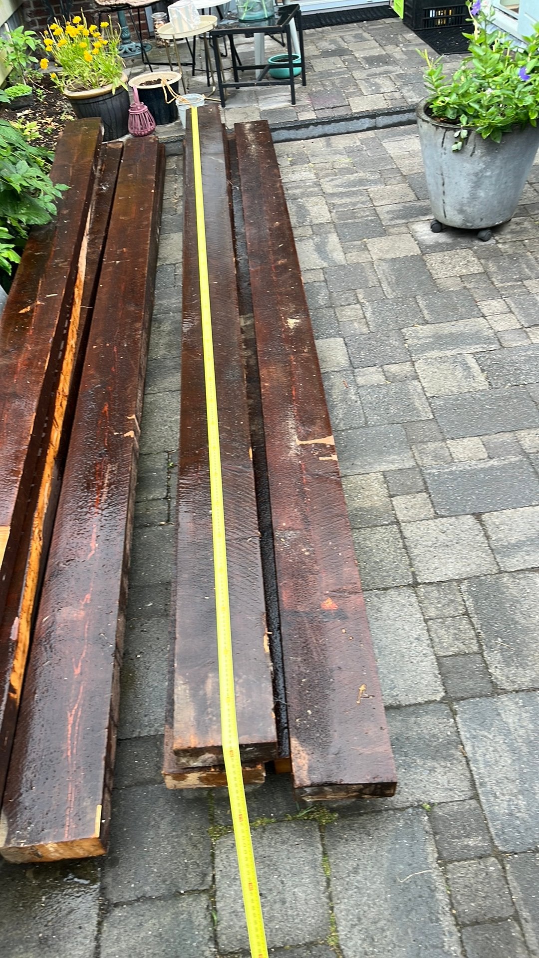 Balken, Ophalen, Zo goed als nieuw, 250 cm of meer, Balken