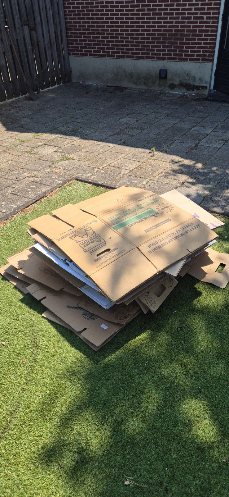 25 stevige verhuisdozen - klaar voor je verhuizing!, Ophalen, 40 tot 60 cm, Opvouwbaar, 50 tot 75 cm