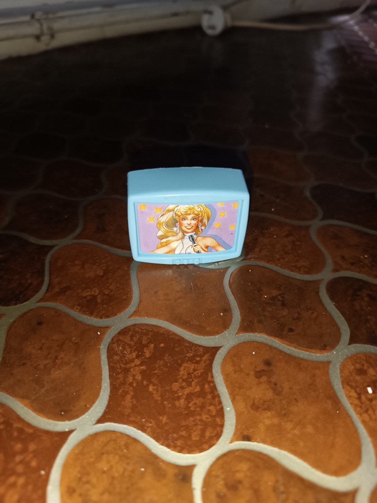 Vintage Barbie Mini TV Speeltje, Ophalen, Gebruikt, Meisje