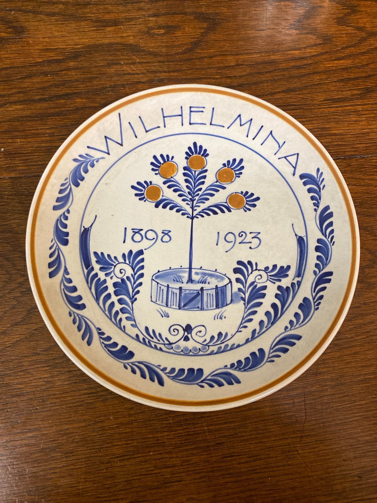 Delfts Blauw Wilhelmina Herdenkingsbord 1898-1923, Verzenden