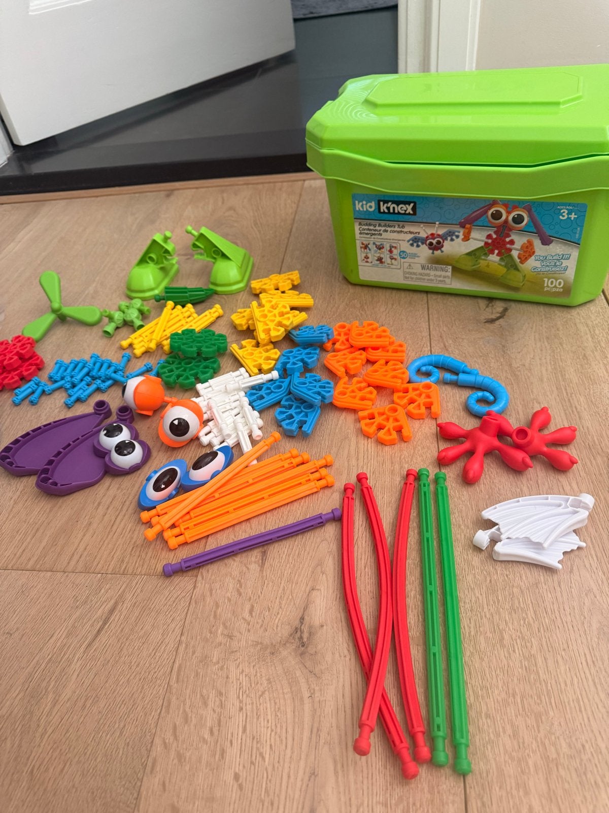 Kid K'nex - 99 onderdelen, vanaf 3 jaar, Ophalen of Verzenden, Zo goed als nieuw, K'nex