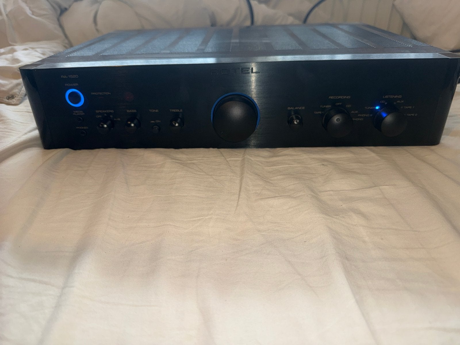 Rotel RA-1520 Geïntegreerde Versterker - Getest en Werkend, Overige merken, Gebruikt, Ophalen of Verzenden, 60 tot 120 watt
