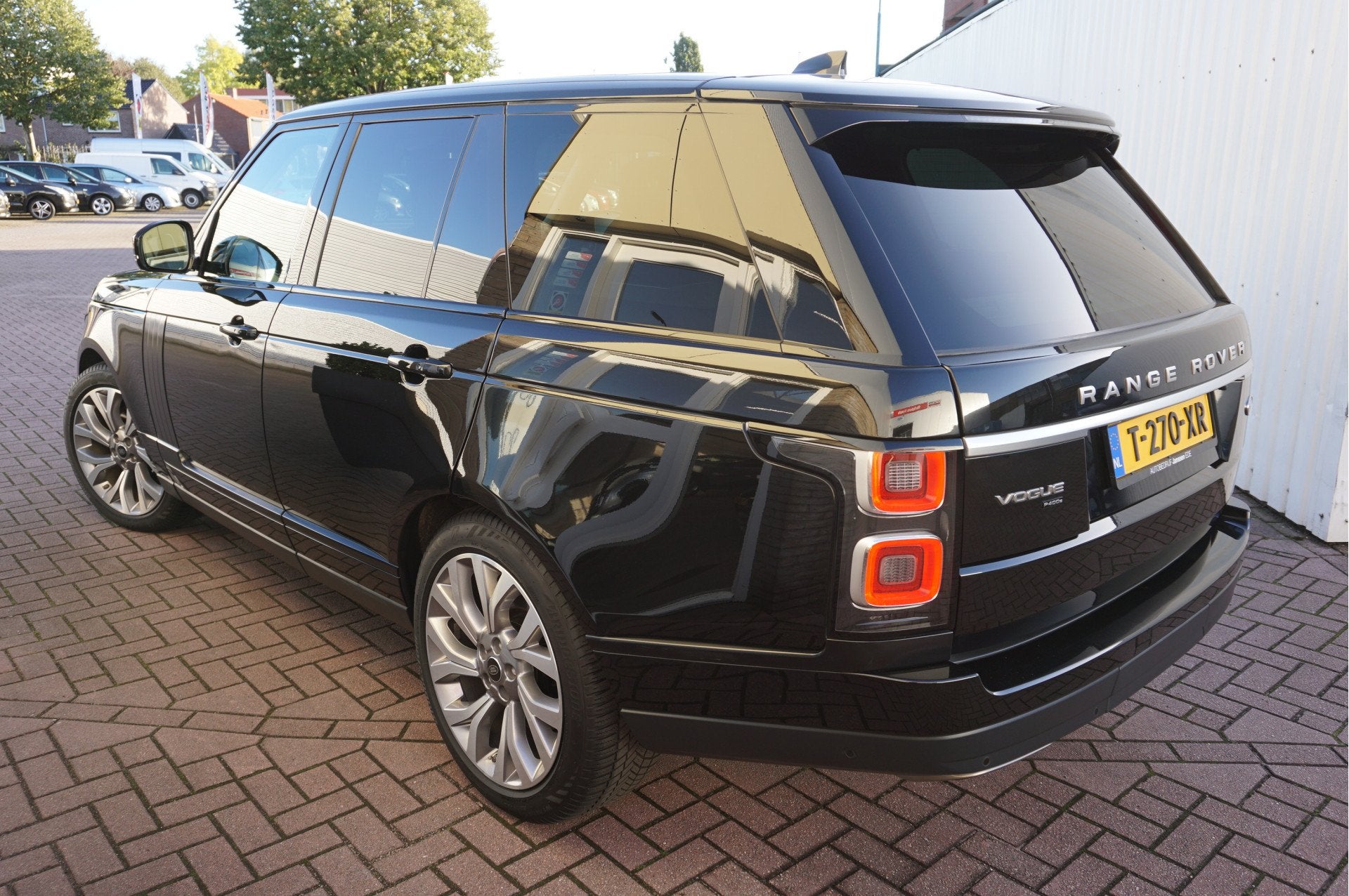 Land Rover Range Rover 2.0 P400e Vogue (bj 2019, automaat), Auto's, Automaat, Gebruikt, Zwart, 4 cilinders