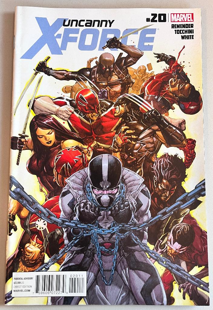 Uncanny X-Force #20 (Marvel Comics), Boeken, Eén comic, Amerika, Ophalen of Verzenden, Zo goed als nieuw