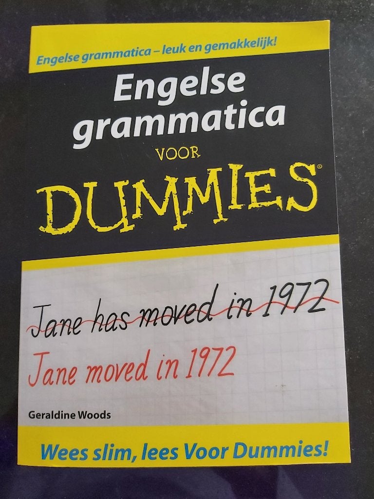 Engels grammatica voor dummies, Ophalen of Verzenden, Zo goed als nieuw