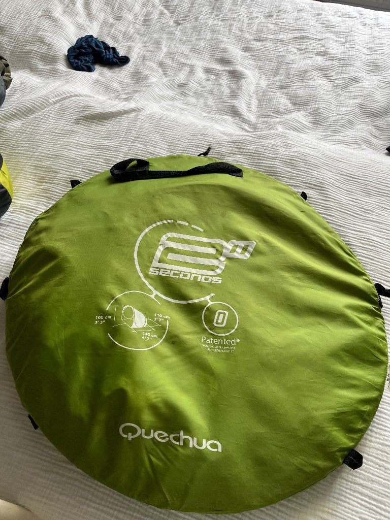 2 seconds shelter, uitgooi tent, Ophalen, Uittrekbaar, Zo goed als nieuw