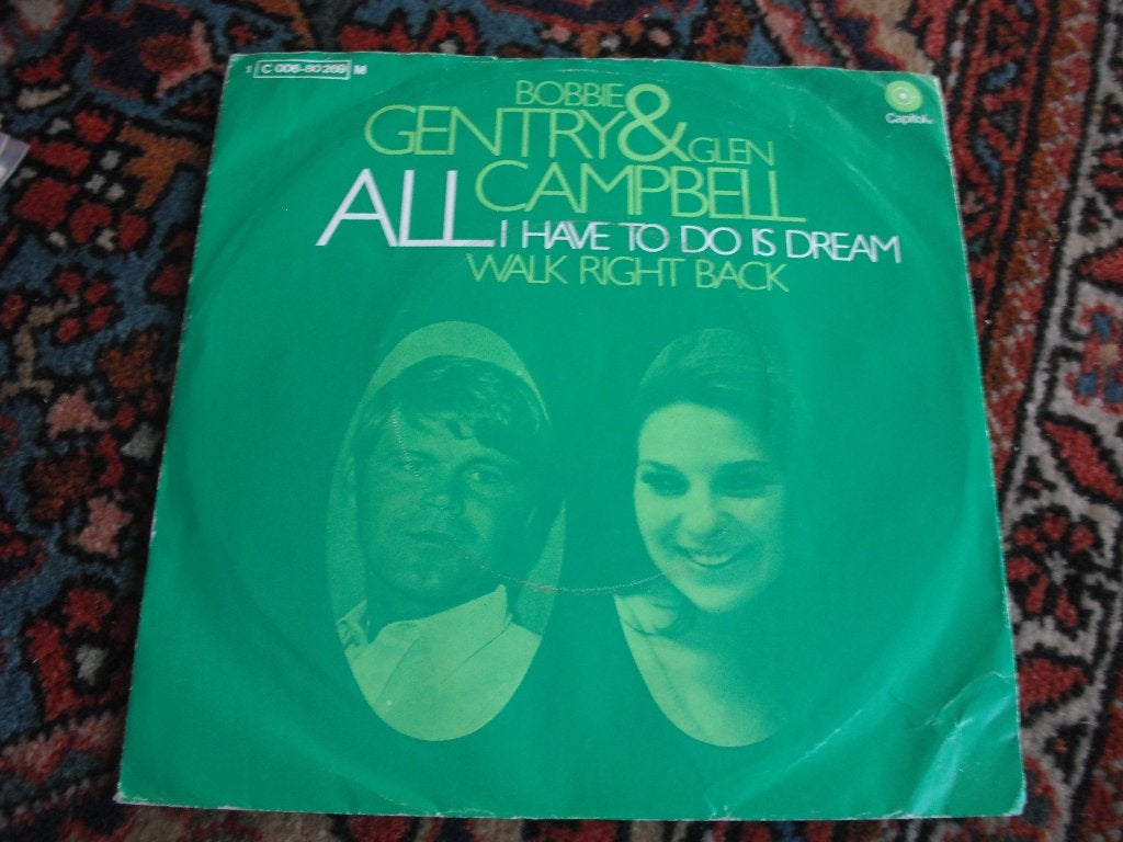 Bobbie Gentry & Glen Campbell - All I have to do is dream., Ophalen of Verzenden, Zo goed als nieuw, Pop