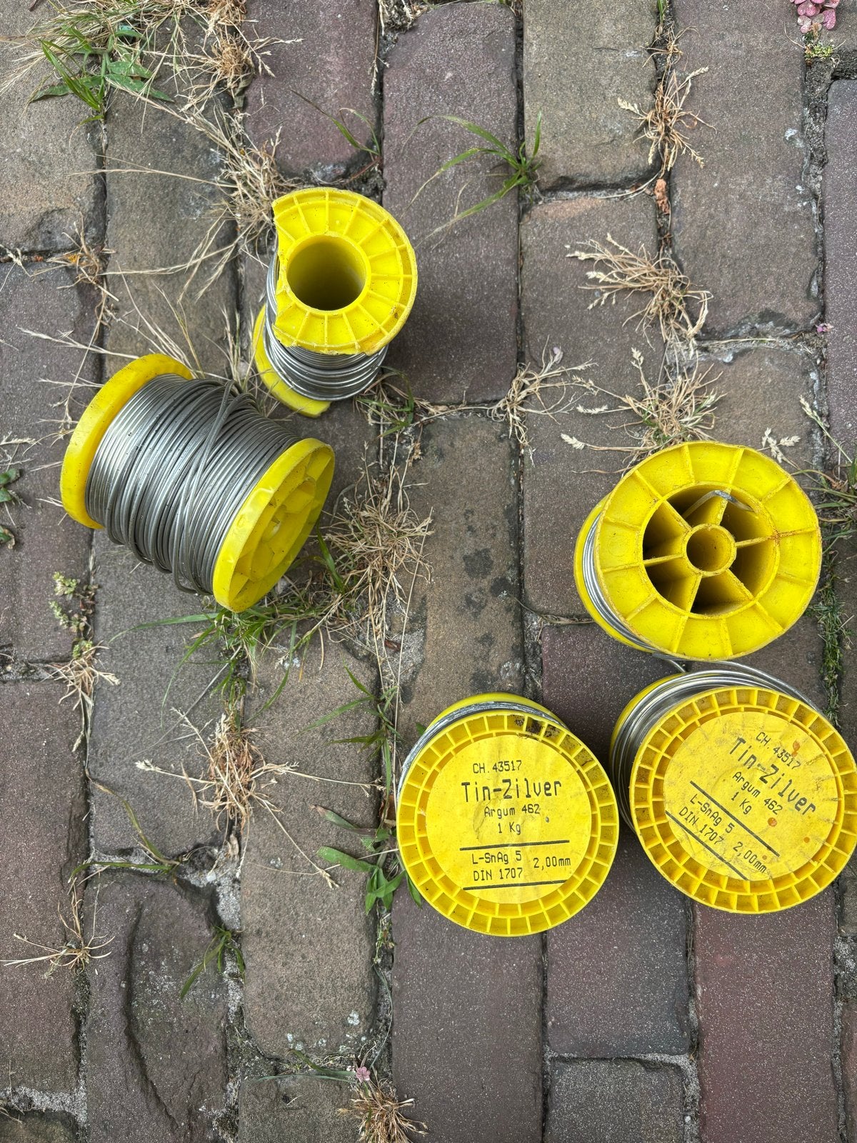 Tin-Zilver soldeerdraad 1 Kg, 2.00mm, Ophalen, Gebruikt, Overige typen