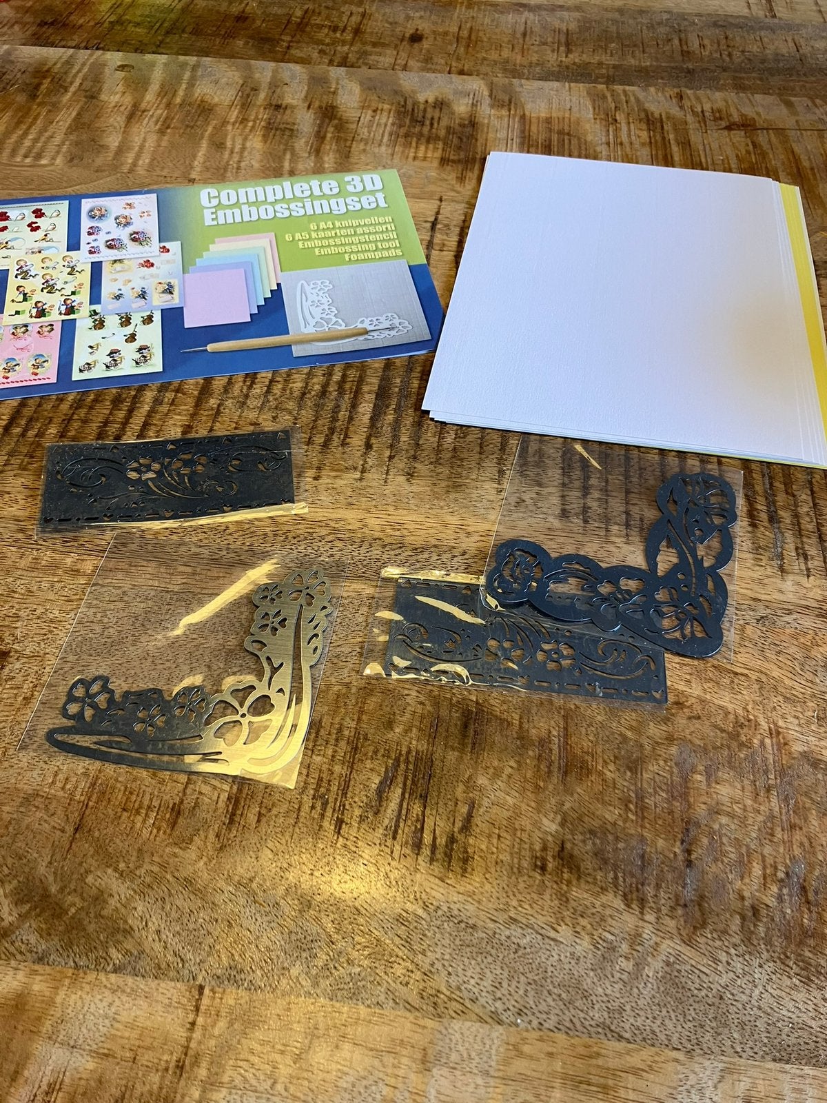 Embossing mallen, Ophalen of Verzenden, Zo goed als nieuw