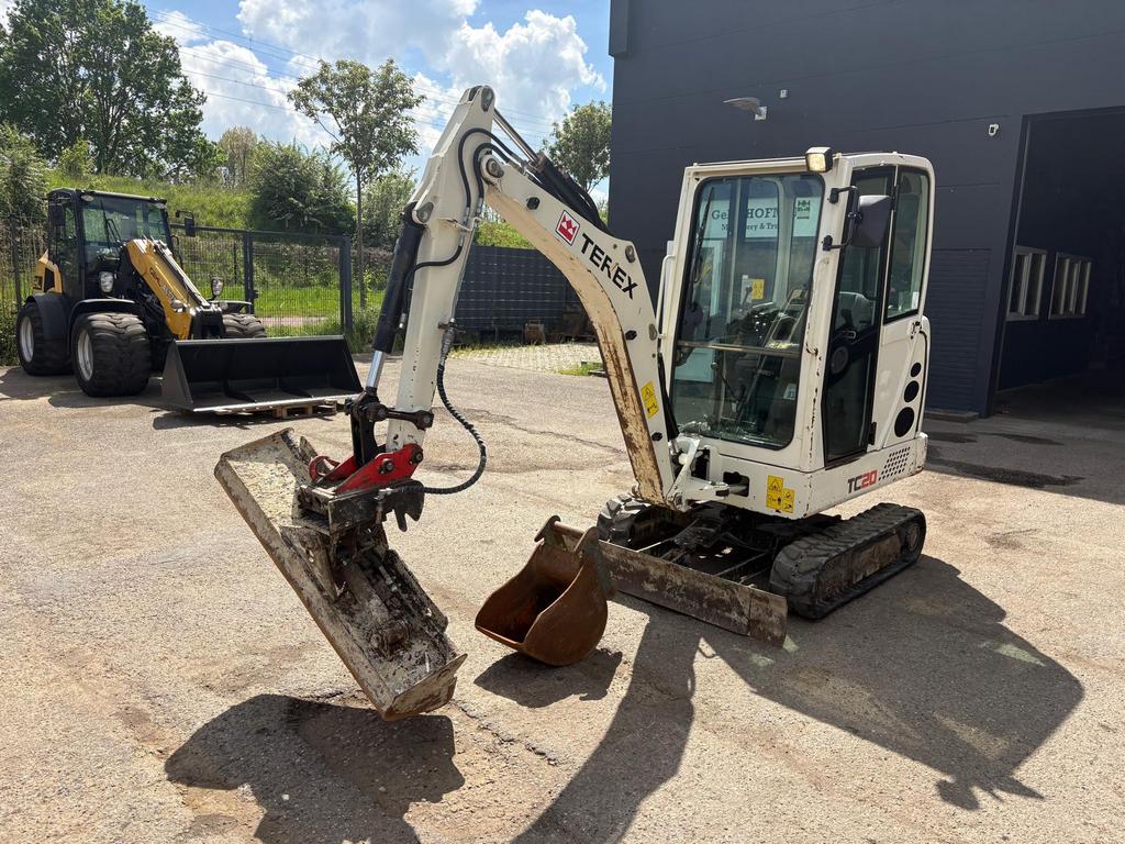 Terex TC 20 Minigraver TOP MACHINE!!!, Ophalen, Graafmachine
