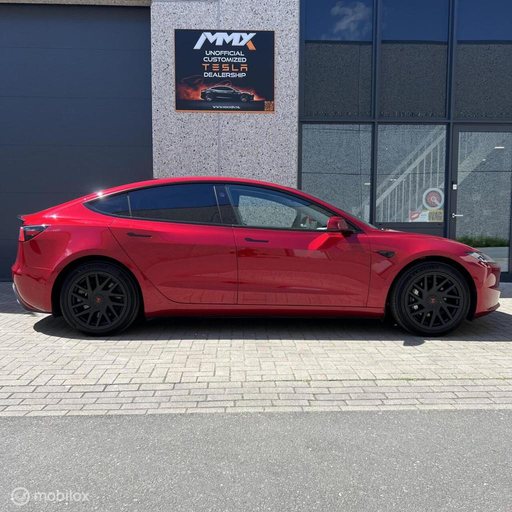 Tesla Model 3 Standard Range HIGHLAND + MMX PACK, Auto's, Automaat, Achterwielaandrijving, Zwart, Overige carrosserieën
