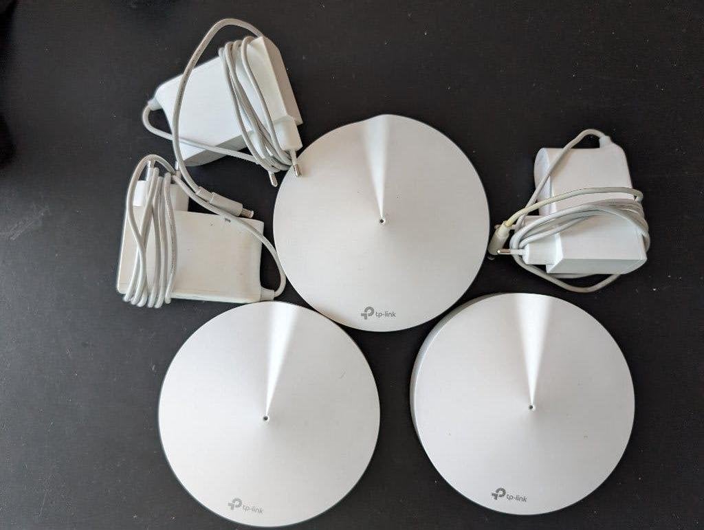 TP-Link Deco M9 Plus (pack van 3) - Mesh WiFi Systeem, Computers en Software, WiFi-versterkers, Ophalen of Verzenden, Gebruikt