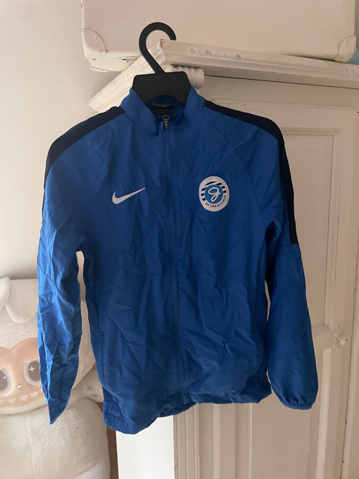 Graafschap vest maat M (137-147cm) in goede staat, Kleding | Heren, Ophalen of Verzenden, Nieuw, Maat 46 (S) of kleiner, Blauw