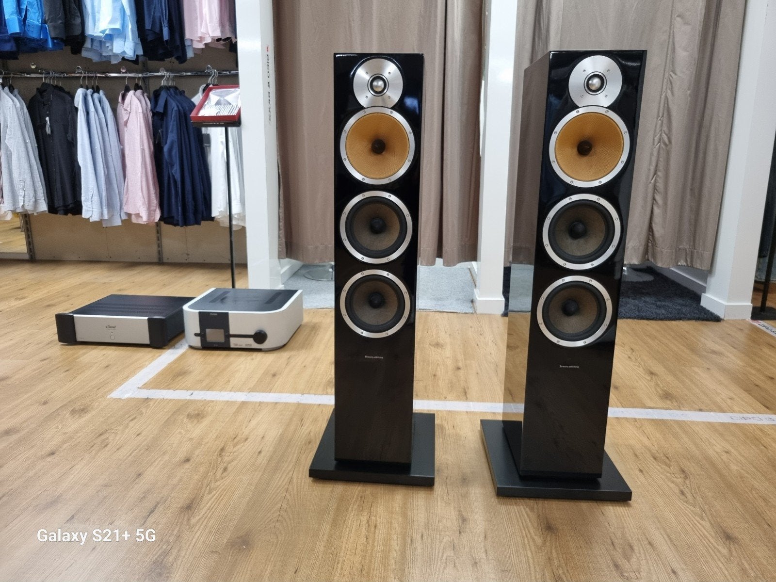 ✅Bowers & Wilkins CM9 Luidsprekers in zeer goede staat!, 150 watt of meer, Vloerstaande luidspreker, -, -