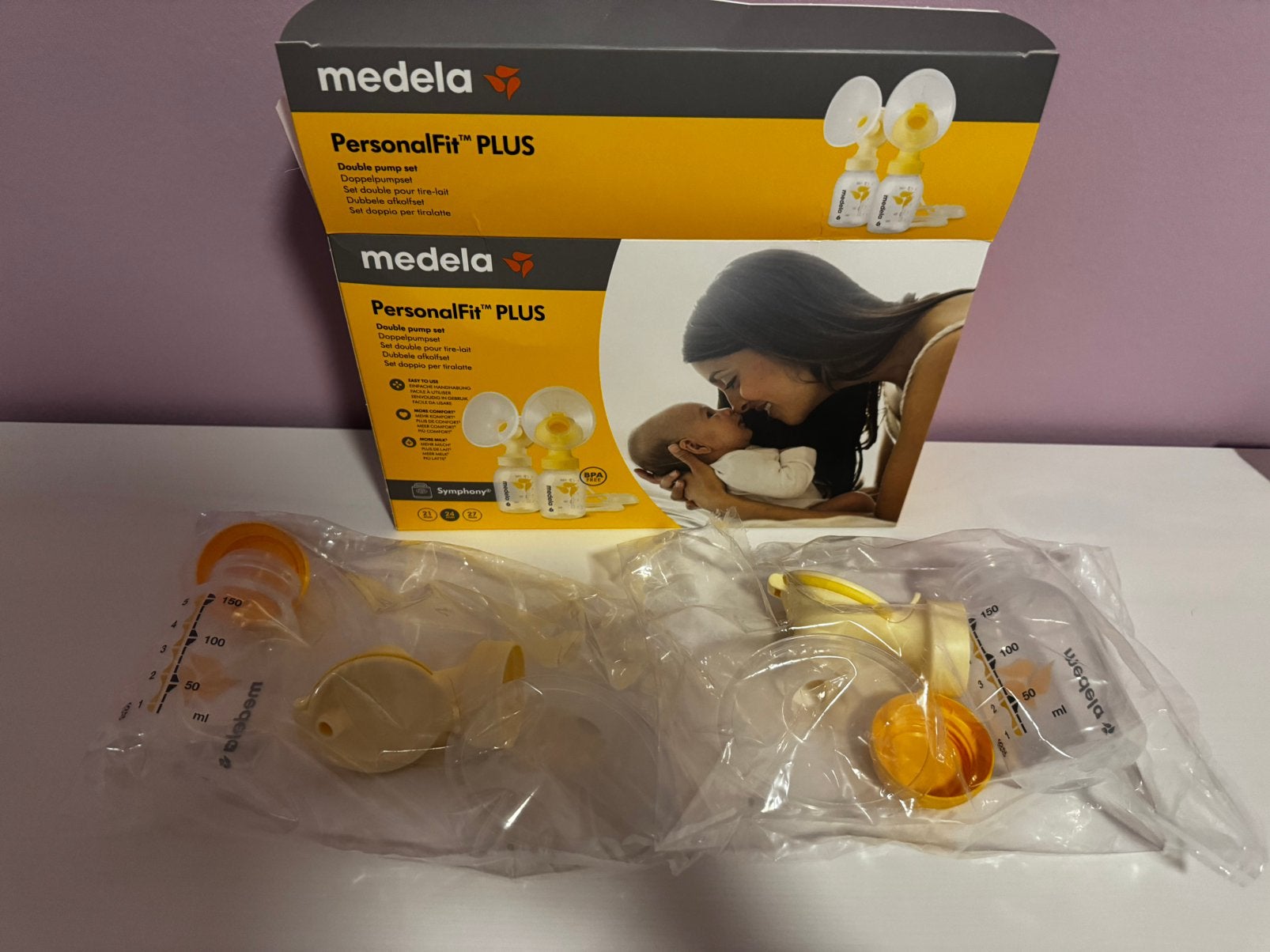 Medela Symphony, Kinderen en Baby's, Babyvoeding en Toebehoren, Dubbelzijdig, Medela, Nieuw, Borstkolf