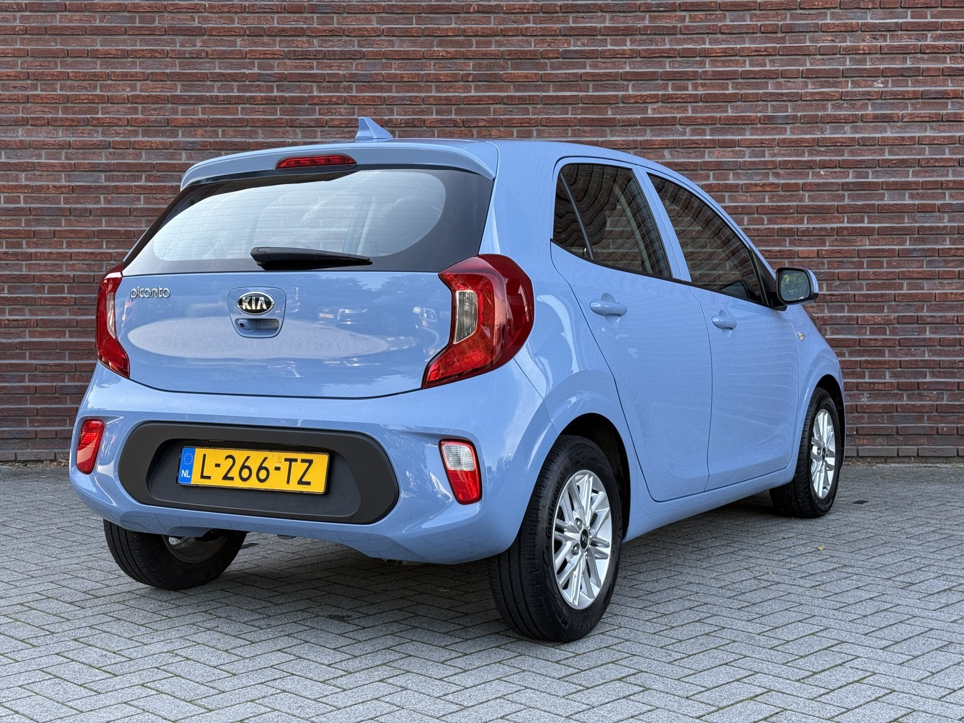 Kia Picanto 1.0 DPi DynamicLine (bj 2021), Auto's, Voorwielaandrijving, Stof, Gebruikt, Origineel Nederlands