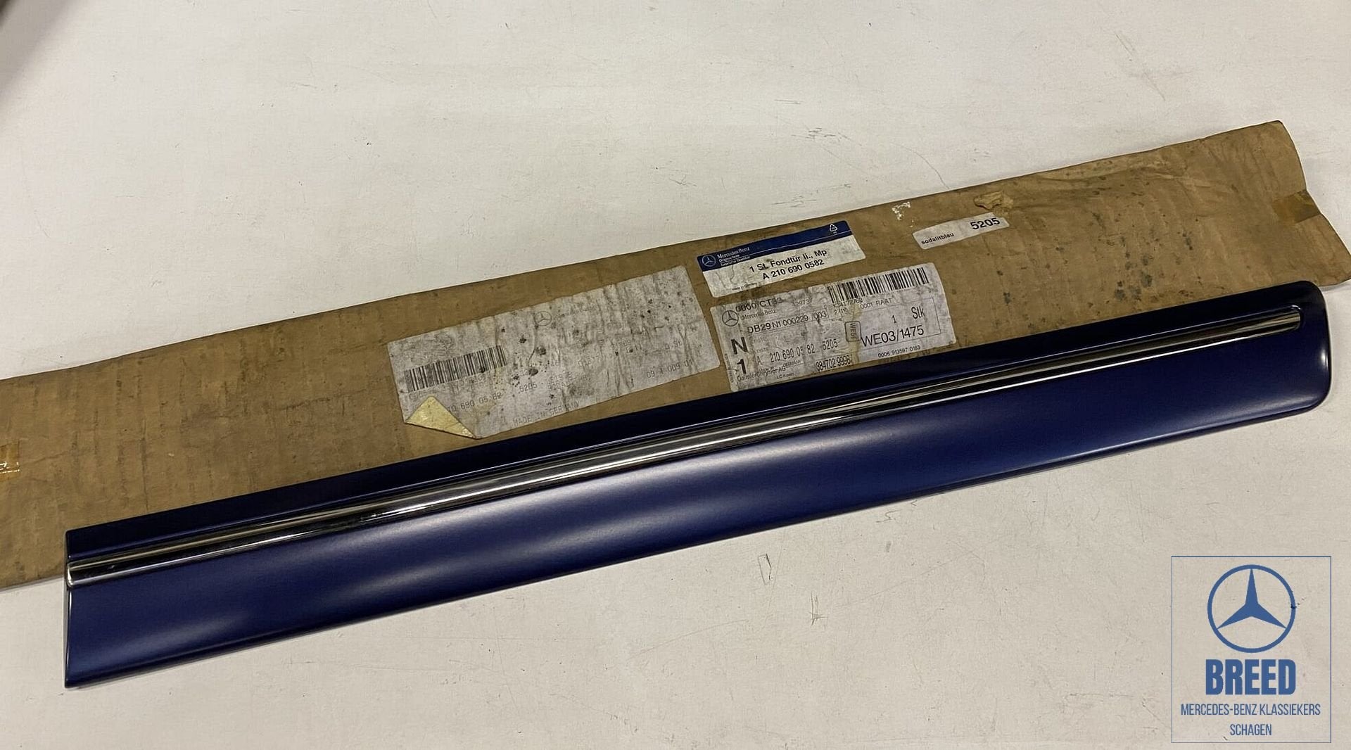 NOS sierlijst achterdeur links Mercedes-Benz W210 E-Klasse, -, Nieuw, Ophalen of Verzenden, -