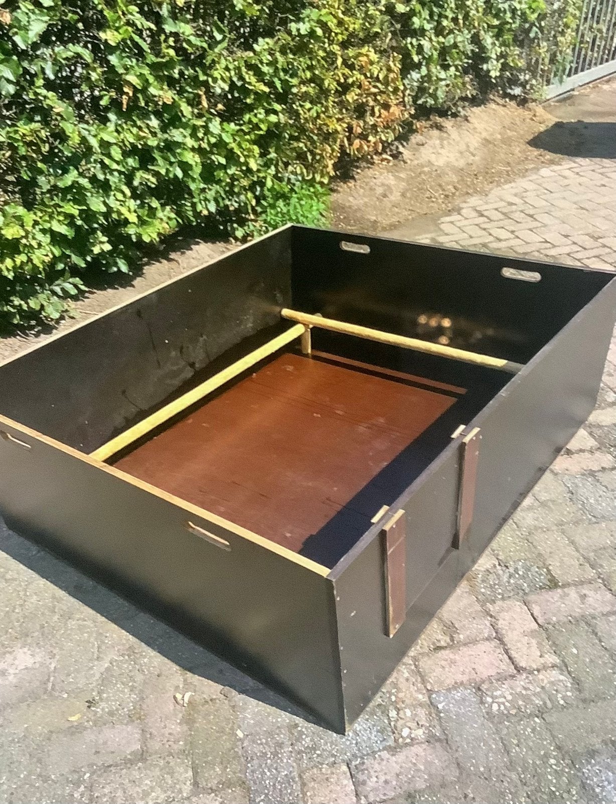 Werpkist + doodligstangen, Dieren en Toebehoren, Ophalen, Zo goed als nieuw