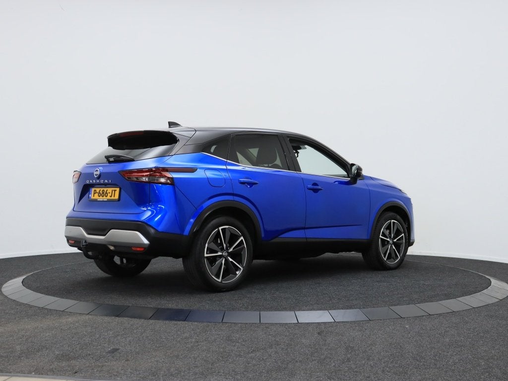Nissan QASHQAI 1.3 MHEV X N-Style | Trekhaak | Carplay | Cam, 12 maanden, Stof, Euro 6, Blauw