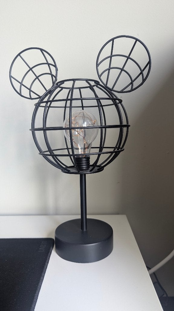 Mickey lamp, Verzamelen, Disney, Ophalen of Verzenden, Mickey Mouse, Zo goed als nieuw, Beeldje of Figuurtje