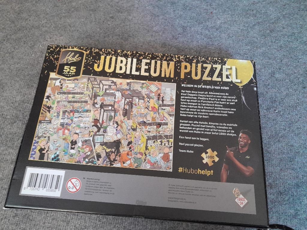Puzzel jubileum Hubo 1000 stukjes, Ophalen, 500 t/m 1500 stukjes, Gebruikt, Legpuzzel