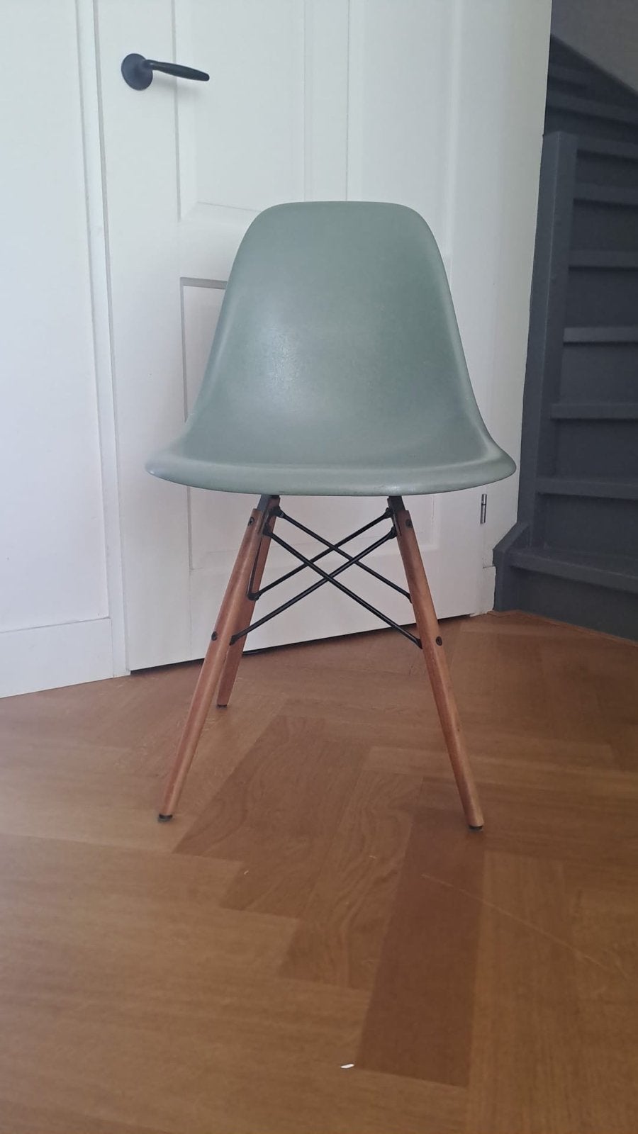Originele Vitra Eames DSW stoelen - Glasvezel - Set van 4, Ophalen, Gebruikt, Overige kleuren, Vier