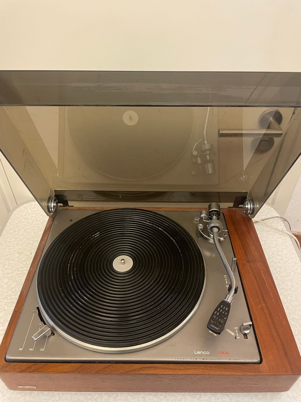 Lenco L78SE Vintage Platenspeler - Topmodel uit de jaren 70, Overige merken, Gebruikt, Automatisch, Ophalen of Verzenden
