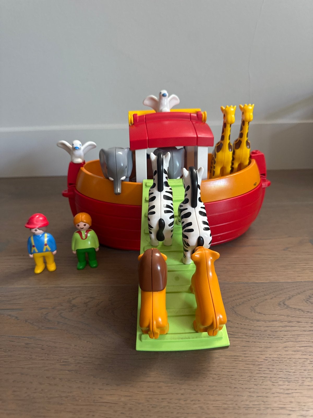 Playmobil 1.2.3. Ark van Noach met dieren en figuren, Ophalen of Verzenden, Zo goed als nieuw, Jongen of Meisje