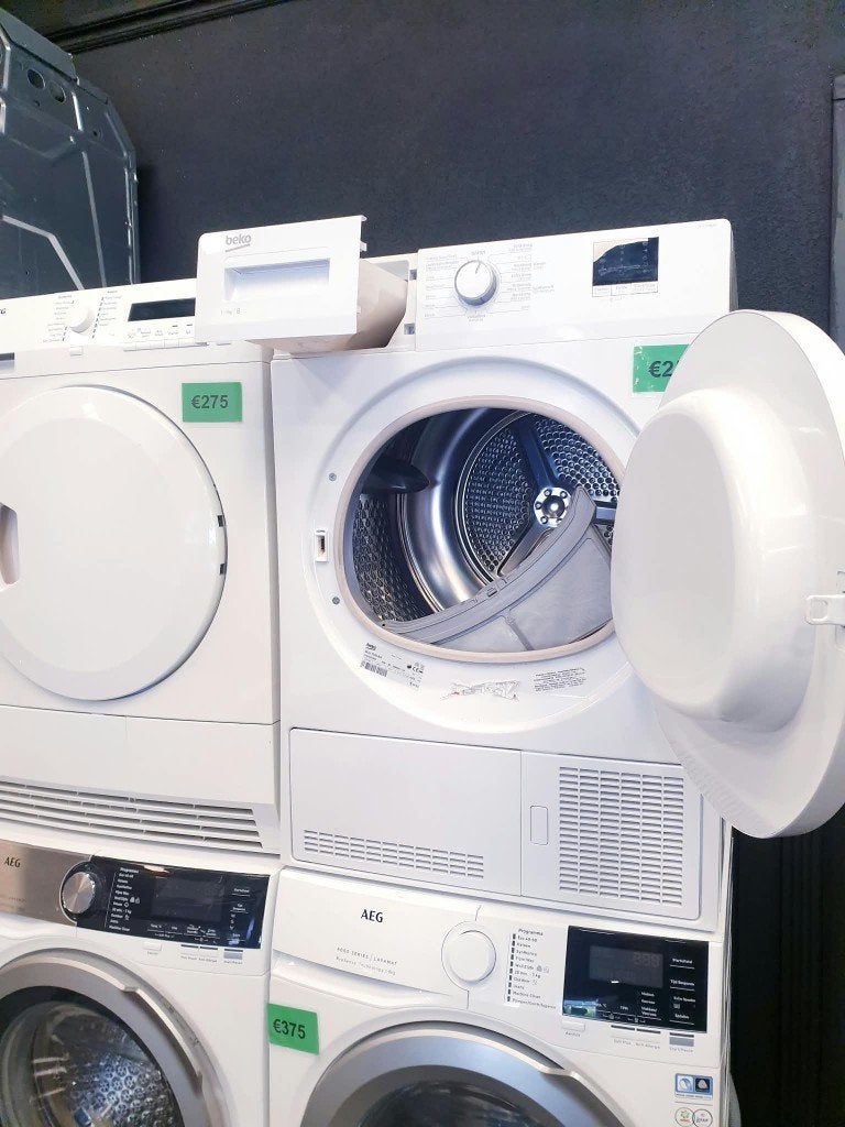 beko condens droger 7kg inc 1 jaar garantie, 6 tot 8 kg, Anti-kreukfase, Ophalen of Verzenden, Zo goed als nieuw