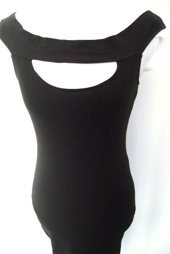 ASOS cut out jurk gothic punk rock retro sexy party concert, Kleding | Dames, Verzenden, Zwart, Zo goed als nieuw, Maat 36 (S)