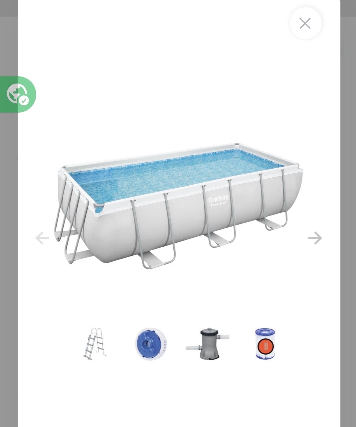 Nieuw Bestway Power Steel zwembad incl. pomp & accessoires, Tuin en Terras, Zwembaden, Ophalen, 200 tot 300 cm, Zo goed als nieuw