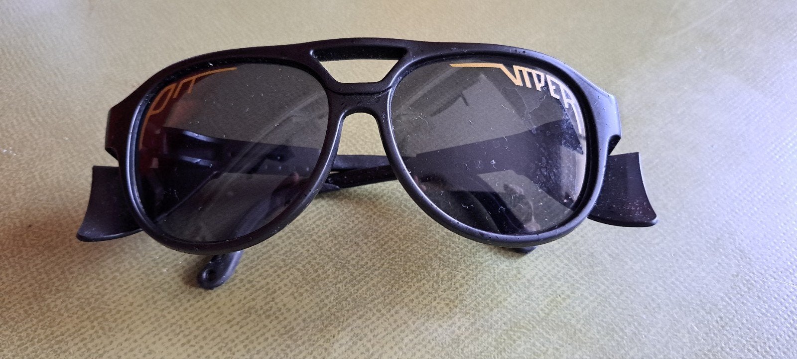 Pit Viper Motorfiets Winddichte Zonnebril - Zwart, Overige merken, Zonnebril, Zwart, Ophalen of Verzenden