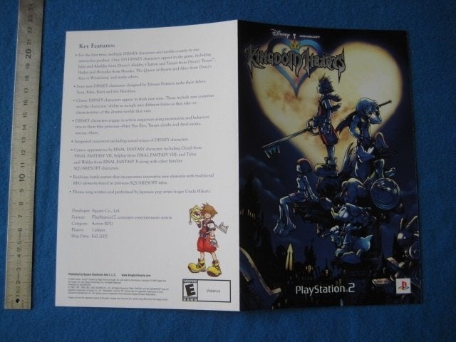 Kingdom Hearts promo goodies en collectibles, 1 speler, Ophalen of Verzenden, Zo goed als nieuw, Role Playing Game (Rpg)