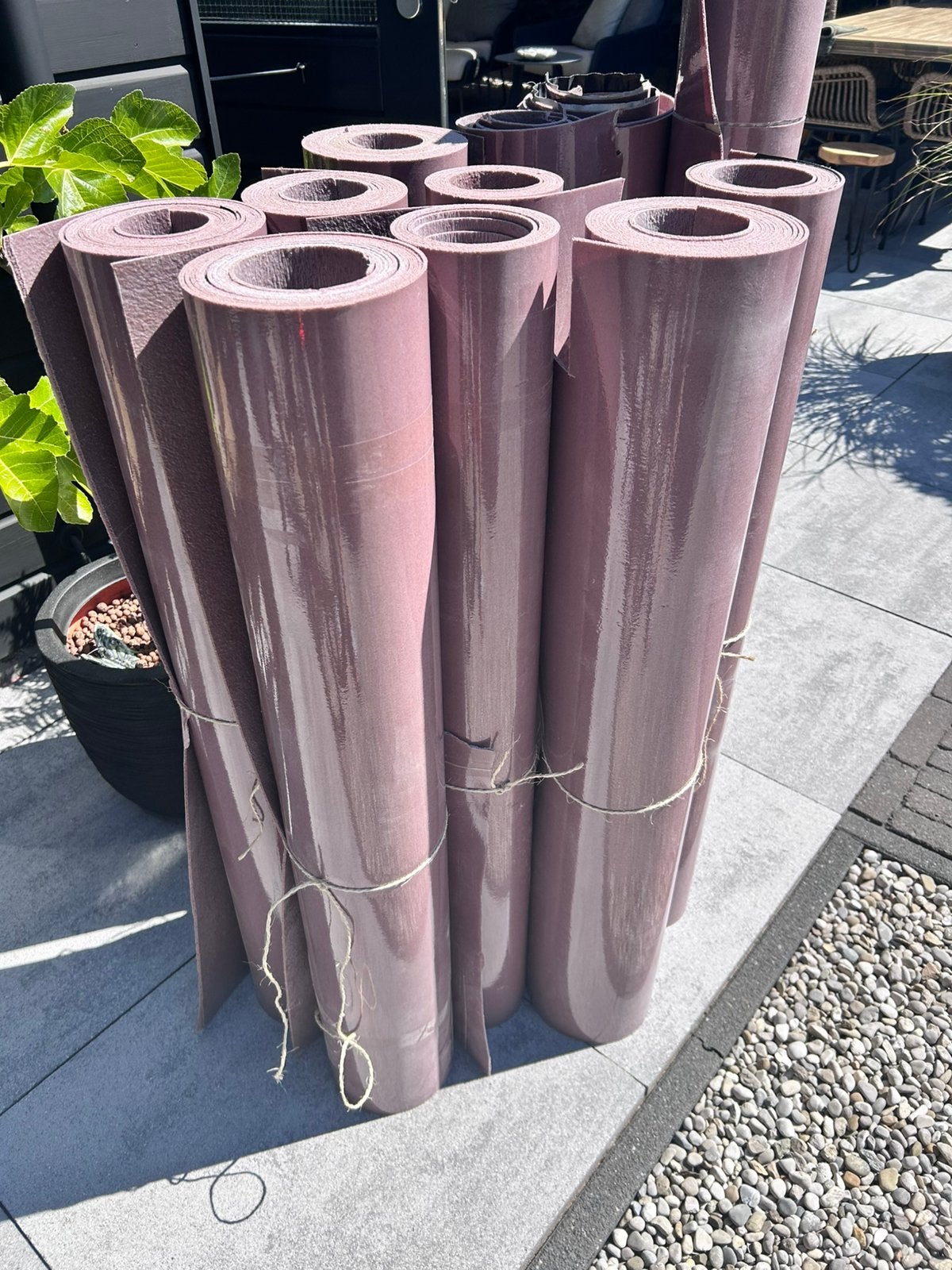 Rubberen ondervloer, Doe-het-zelf en Verbouw, Ophalen, Overige materialen, 30 cm of meer, Gebruikt