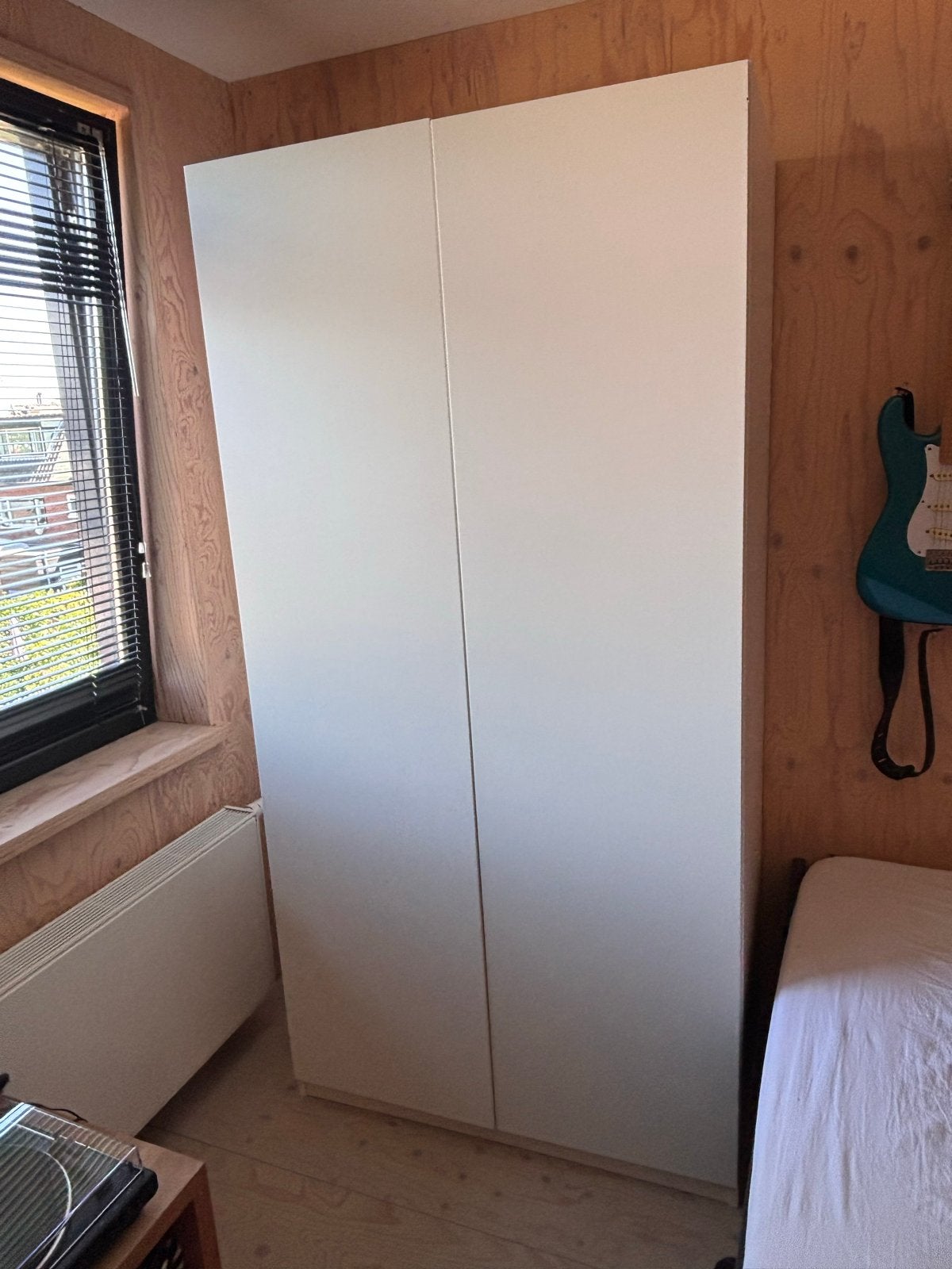 Witte kledingkast van IKEA, Ophalen, Gebruikt, 150 tot 200 cm, Met deur(en)