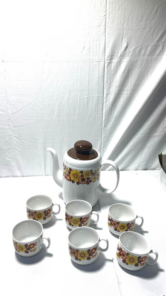 Vintage Seltmann Weiden Bavaria koffieservies - Jaren '70, Antiek en Kunst, Antiek | Servies los, Ophalen of Verzenden