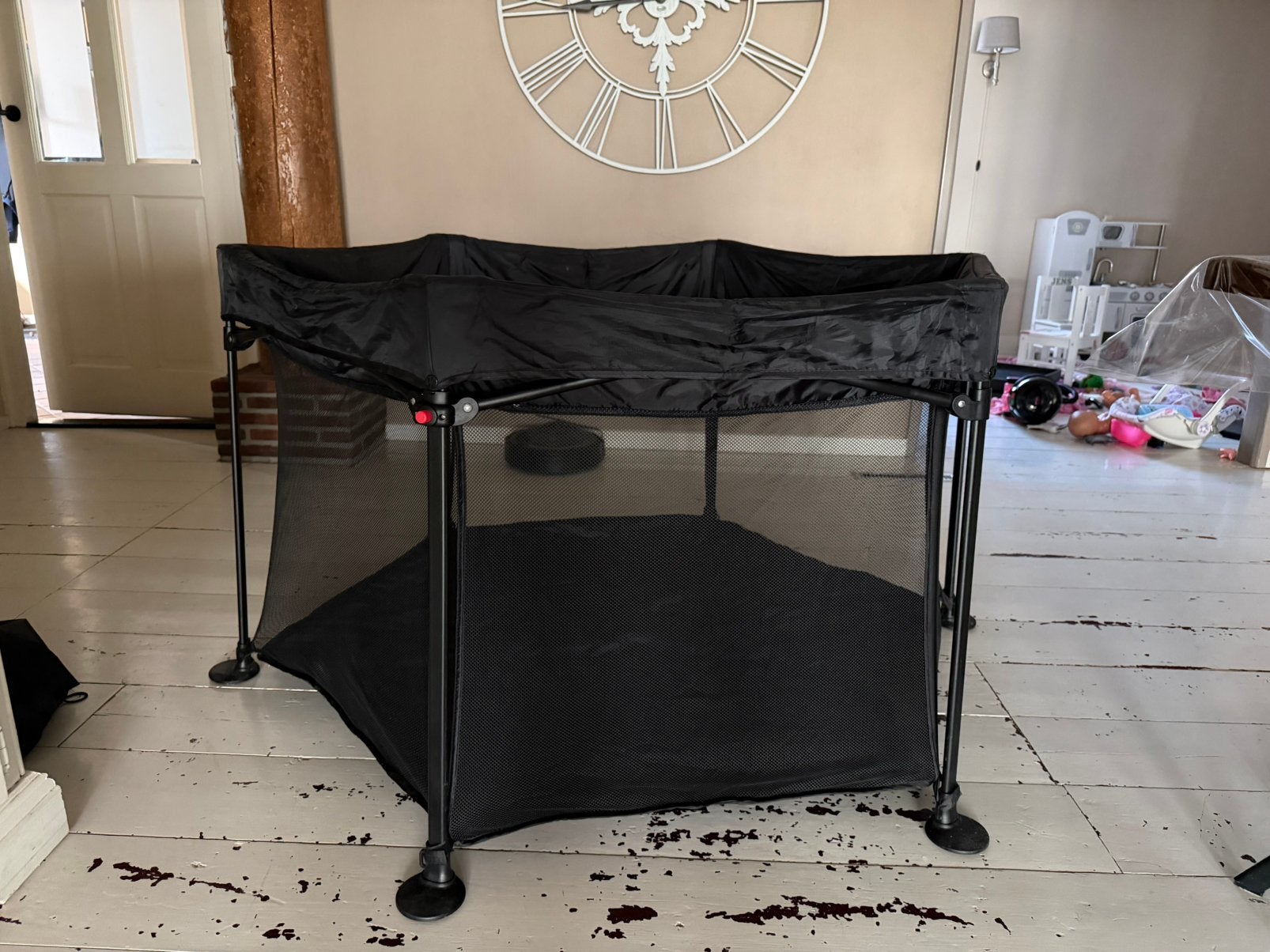 Q-Playground opvouwbare box/campingbedje, Ophalen of Verzenden, Gebruikt, Overige vormen