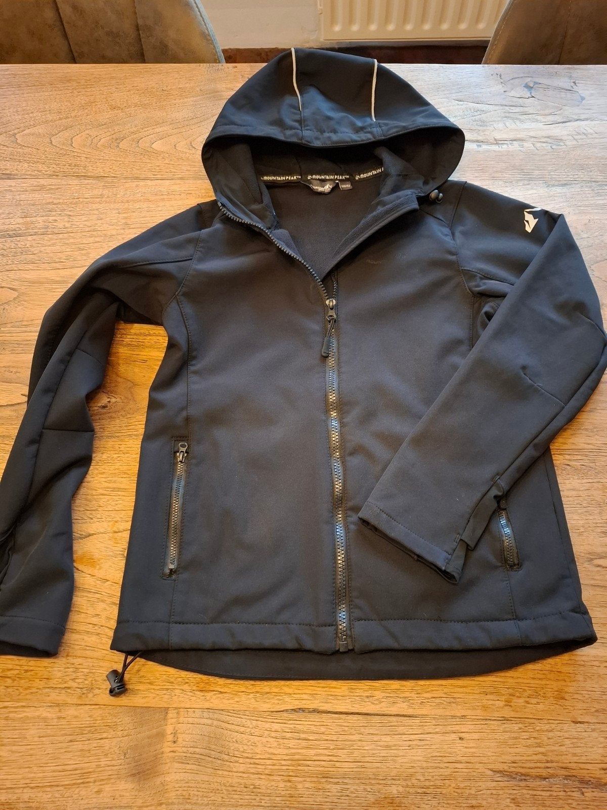 Mountain Peak skibroek 140 en softshell jas 146/152, Broek, Gebruikt, Jongen of Meisje, Ophalen of Verzenden