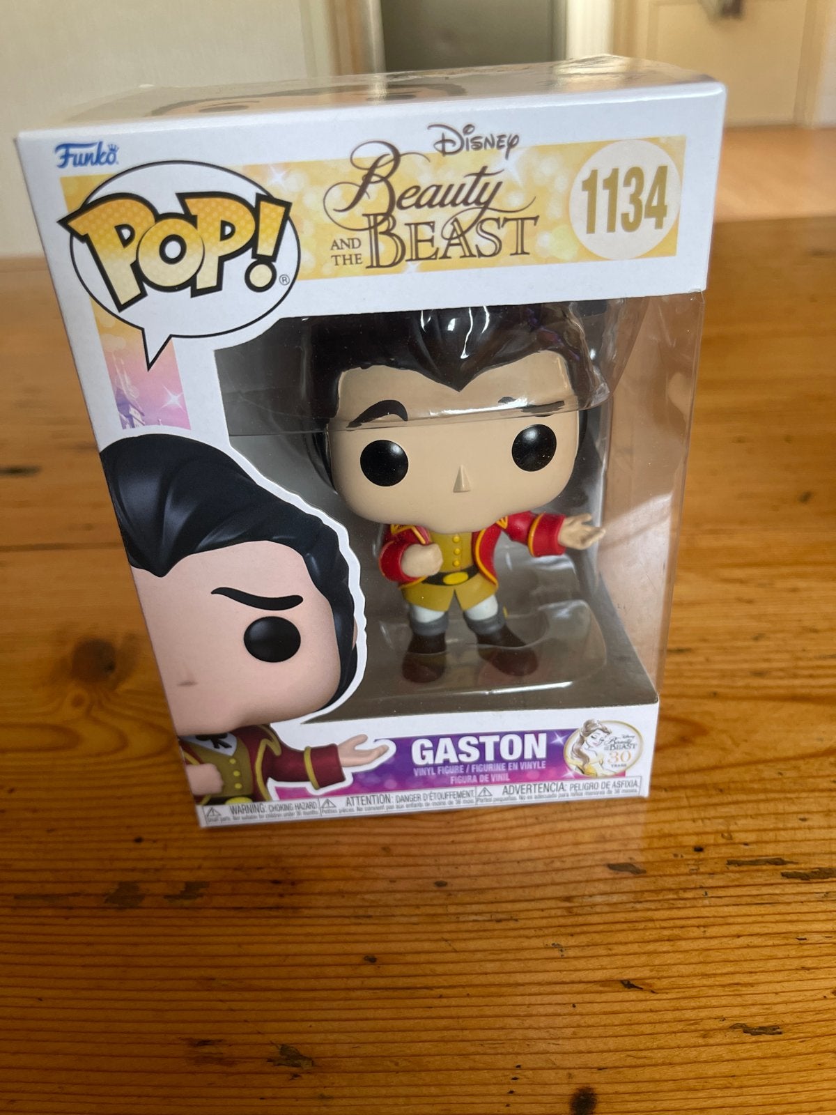 Funko Pop! Disney Beauty and the Beast - Gaston #1134, Ophalen of Verzenden, Nieuw